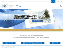 Tablet Screenshot of aoi-fr.org